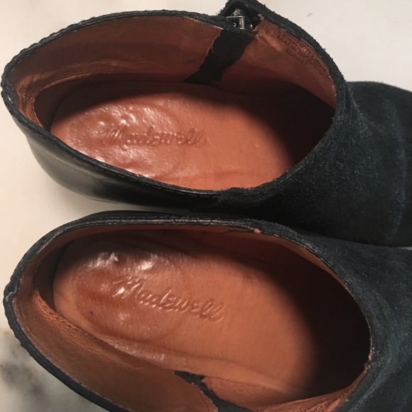 Madewell Cait Black Leather/Suede Boots - Picture 3 of 8
